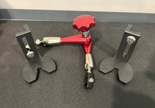 DT Swiss Wheel Truing Stand With Two DT Swiss Dial Indicators.