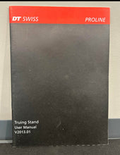 DT Swiss Wheel Truing Stand With Two DT Swiss Dial Indicators.